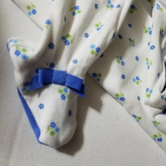 Gymboree Darling Butterfly NWT blanket & 3-6 Month footed sleeper - Picture 5 of 5